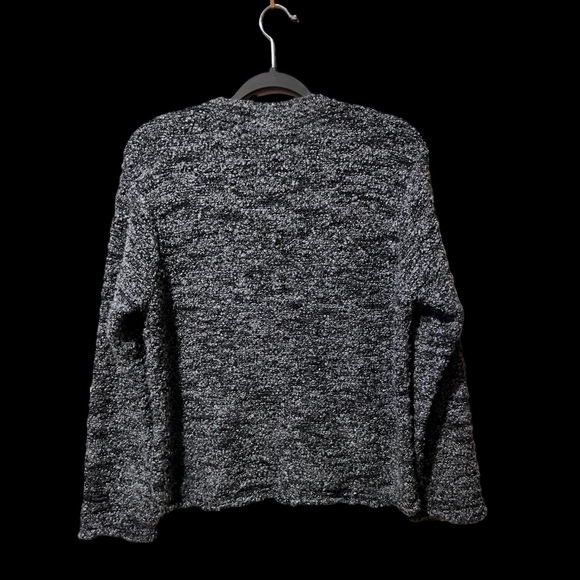 Columbia Ladies M Grey/Blk V-Neck Sweater - Picture 4 of 7